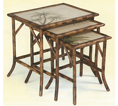 Click here to buy Bauer International Royal Palm Caribe Nesting Table by Bauer International.