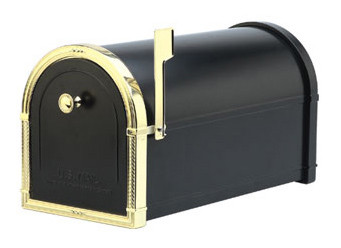 Architectural Mailboxes Coronado Polished Brass Accents Mailbox
