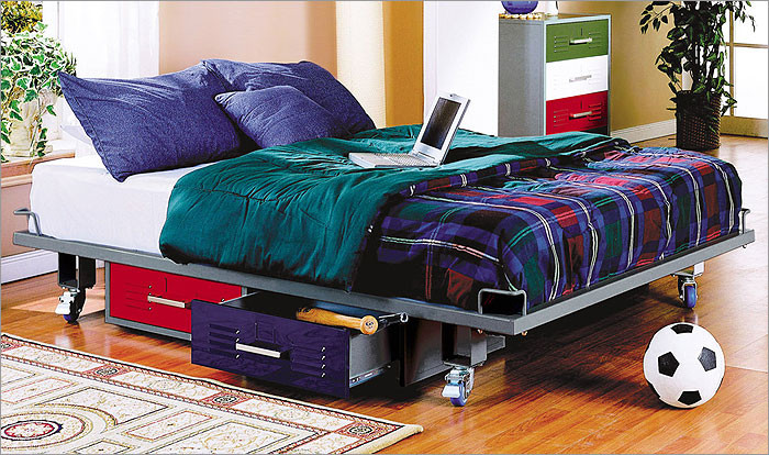 Powell Teen Trends Primary Platform Bed