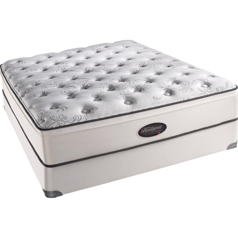 Simmons BeautyRest Classic Ledyard Plush Firm Euro Top Mattress Best Price