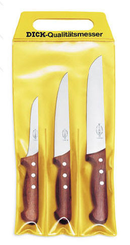F Dick 675 inch Wood Handle Skinning Knife