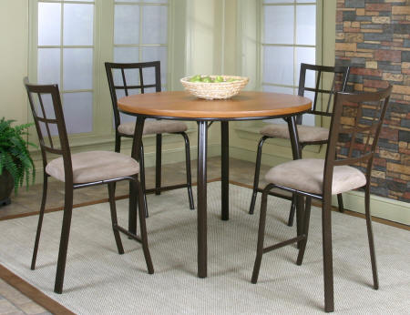 Cramco Vision 5 Piece Counter Height Dining Oak