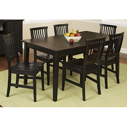 Home Styles Furniture Arts and Crafts 7 piece Ebony Dining Set