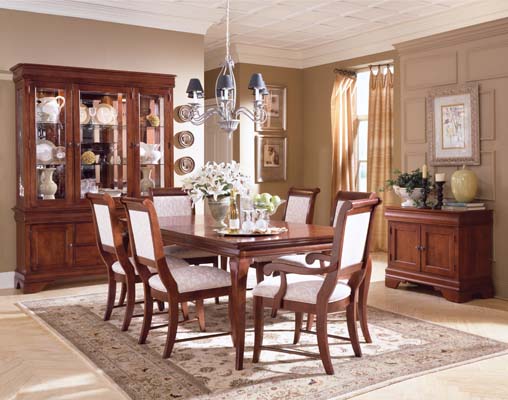 Kincaid Furniture Chateau Royale 7 Piece Leg Table Dining Set