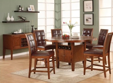 Modus Hudson Wine Storage Counter 5 piece Dining Set