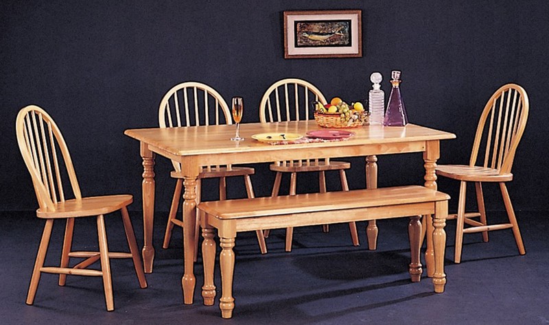Union Square Montrose Butcher Block Farm Dining Set