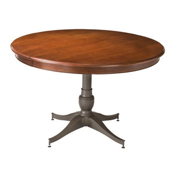 Amisco Sally Round Dining Table with 18 inch Leaf