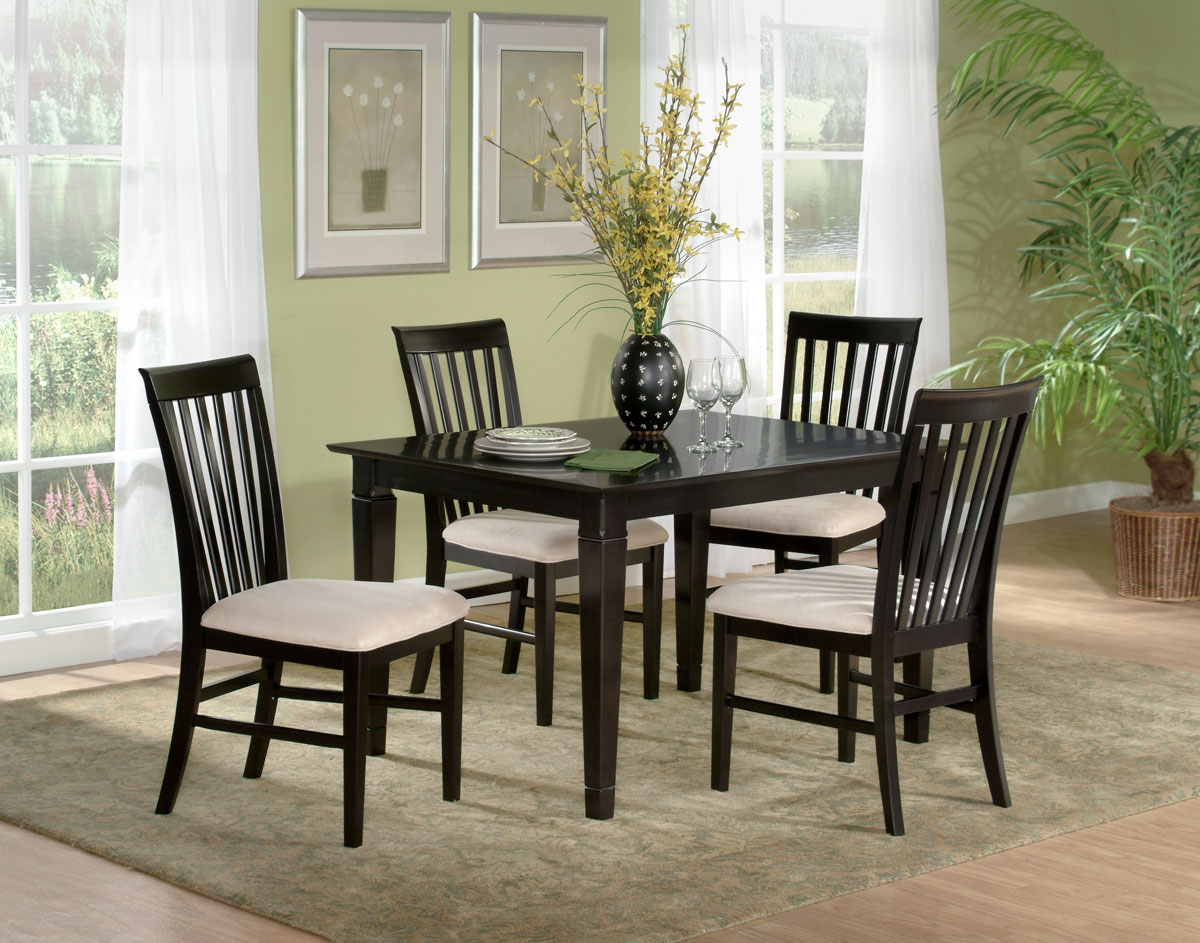Atlantic Furniture Deco 54x54 Dining Table Caramel Latte