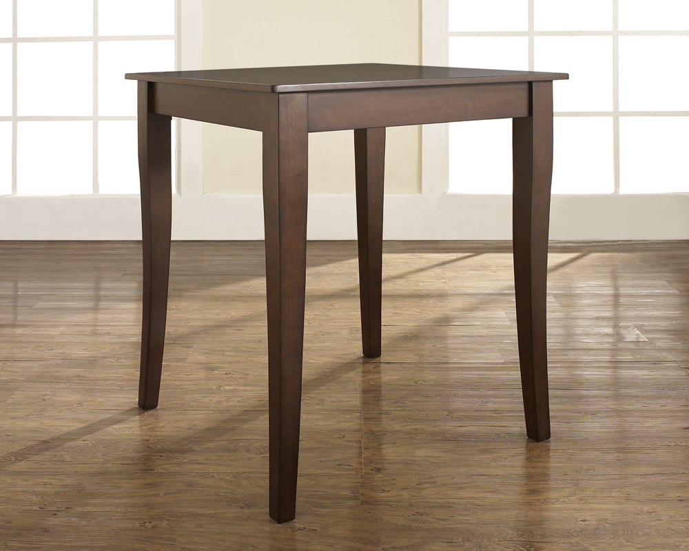 Crosley Furniture Cabriole Leg Pub Table - Mahogany