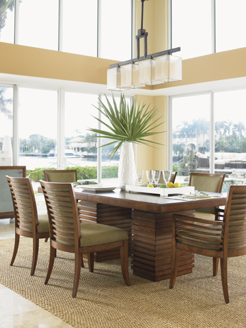 Tommy Bahama Home Ocean Club Peninsula Dining Table