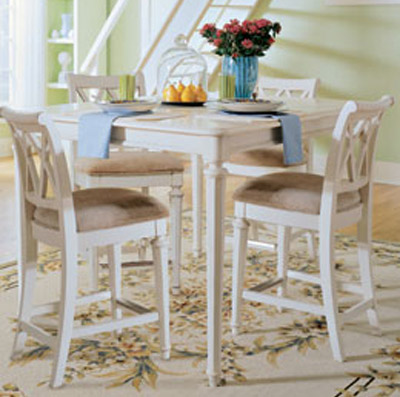 American Drew Camden White Gathering Table