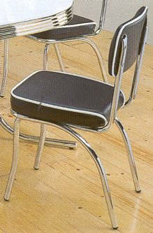 Union Square Set of 2 Chair Black Cushion