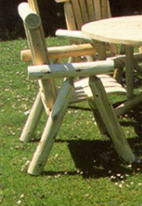 Lakeland Mills Cedar Log Dining Chair Dining Chair