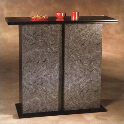 Rush Americus Glass Top Home Bar