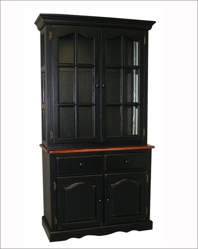 Sunset Trading Sunset Selections 2 Door China Cabinet - FREE Inside Delivery! by Sunset Trading