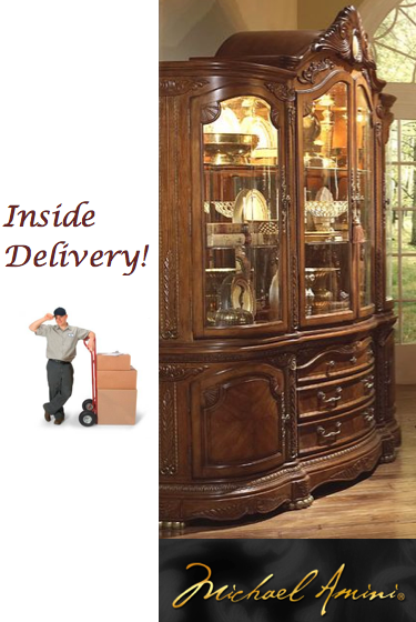 AICO Cortina China Cabinet - FREE Inside Delivery! by AICO