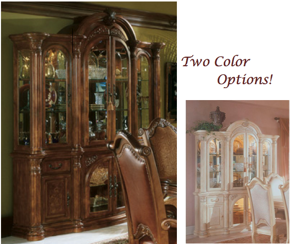 AICO Monte Carlo China Cabinet - FREE Inside Delivery! by AICO