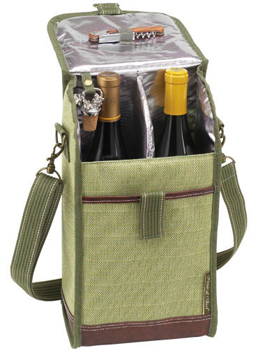 Picnic at Ascot Hamptons 2 Bottle Wine Carrier by Picnic at Ascot