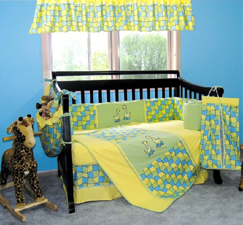 Trend Lab Fun Checks 4 Piece Set Crib Bedding