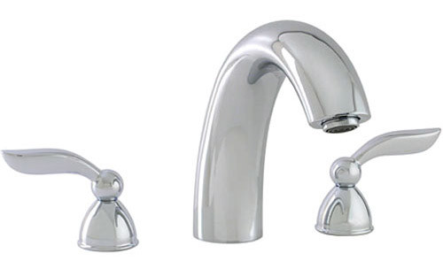 Hansgrohe Solaris Adjustable Three Hole Lavatory Mixer by Hansgrohe
