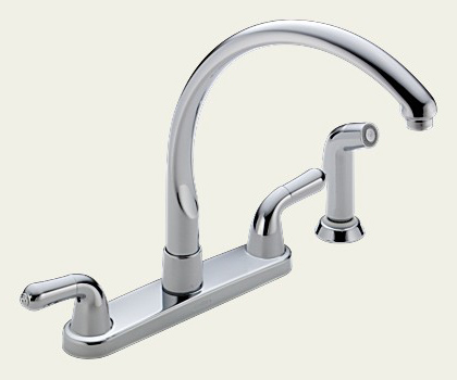 American Standard 3821834 Jasmine Gooseneck Faucet with Spray
