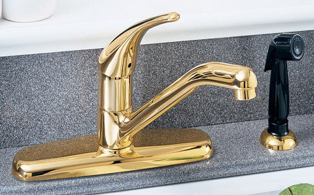 American Standard Colony Soft Single Control Kitchen Faucet with Separate Through Spray - Fast FREE FedEx Shipping!