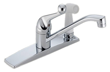 Delta Faucet Kitchen Faucet Deck with Spray