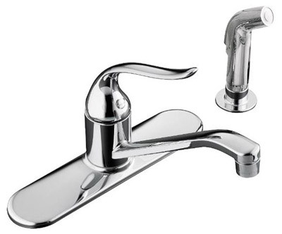 Kohler 15172 P CP Coralais Single Control Kitchen Faucet