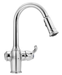Pegasus Single Handle Kitchen Faucet with Pull Out Spray