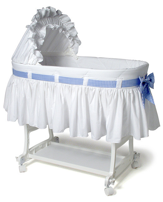 Burlington Basket Bassinet with Cloth Hood