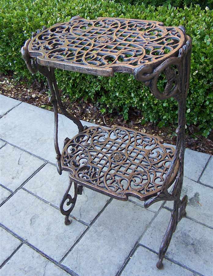 Oakland Living 2 Level Plant Stand and Table - Fast FREE FedEx Shipping! by Oakland Living
