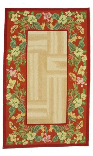 Paul Brent Floral Tapestry Area Rug