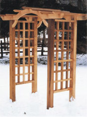 Island Post Caps Bostan Garden Pergola - Fast FREE FedEx Shipping! by Island Post Caps