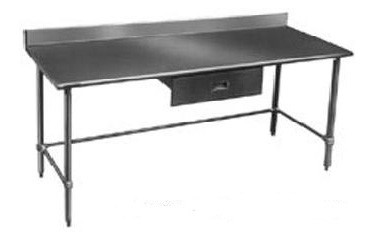 Eagle Group Budget Grade Tubular Base with Back Splash Workbench