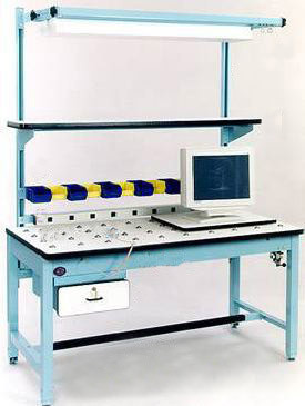 Pro Line High Density ESD Top Retractable Ball Transfer Workstation