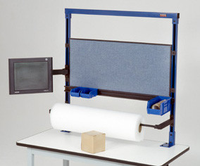 Production Basics 48 inch W Basic Packaging Organizer Workstation