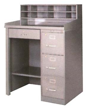 Pucel-Grizzly Filing Cabinet Shop Desk