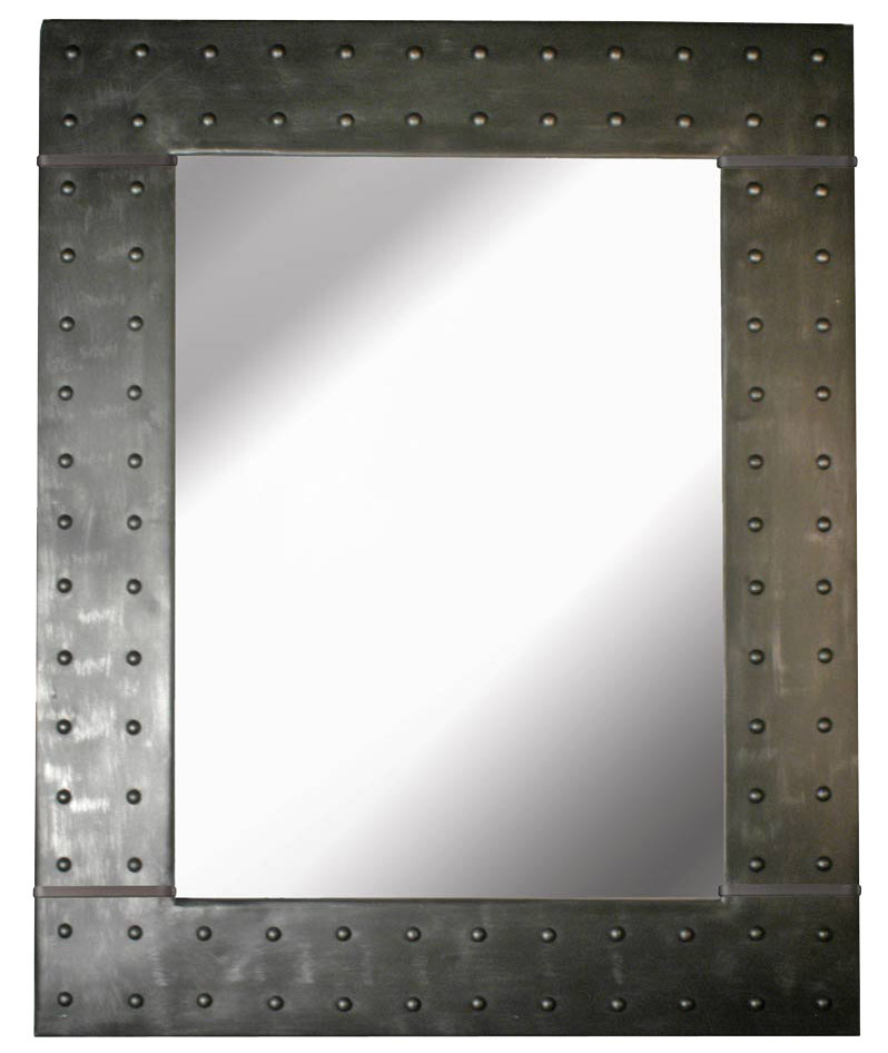 Stone County Merrimack Rivet Decorative Wall Mirror - Fast FREE FedEx Shipping! by Stone County