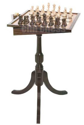 CHH 26 inch Height Tournament Chess and Checker Game Table - Fast FREE FedEx Shipping! by CHH