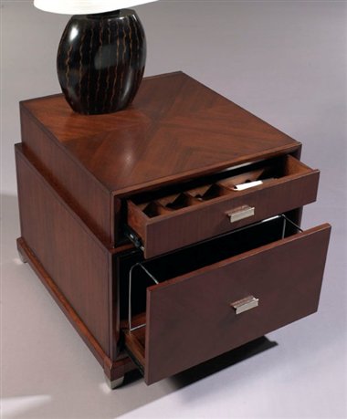 Bassett Mirror Oslo Chairside File Cabinet