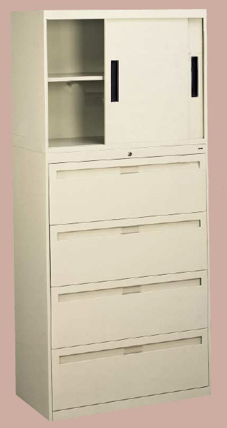 Tennsco 4 Drawer Lateral File Cabinet - FREE Inside Delivery! by Tennsco