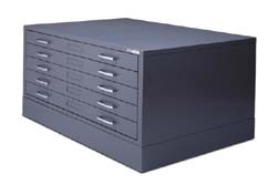 Mayline Group 5 Drawer Self Contained Steel File Cabinet for 24 x 36 inch Sheets - Fast... by Mayline Group