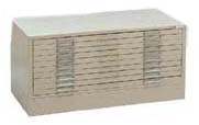 Mayline Group 36 x 48 inch Interlocking Steel Plan Steel Cap
