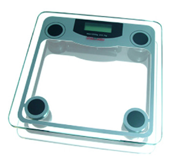 Digiweigh 440 lbs Glass Digital Bathroom Scale