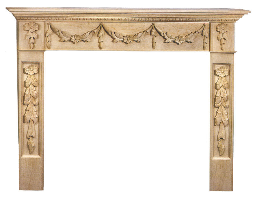 CVH International FS-004 Carved Mantel Fireplace Surround - FREE Inside Delivery! by CVH International