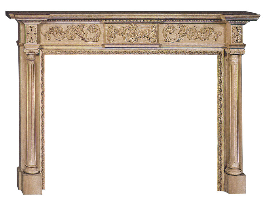 CVH International ML-7 Carved Mantel Fireplace Surround - FREE Inside Delivery! by CVH International