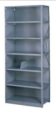 Tennsco Q Line 6 Shelf Open Style Home and Office Shelf