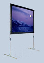 The Screen Works 2-Vu EZ Fold II - Square Format Portable Projector Screen