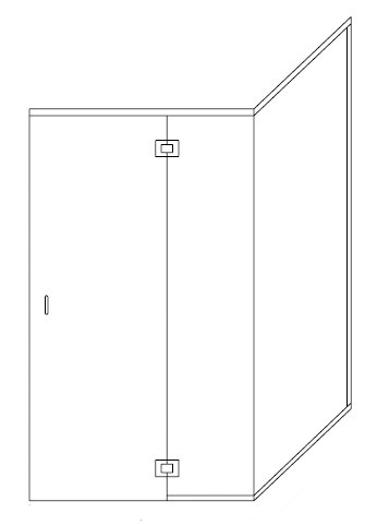 EASCO Estate Series ES3 380 shower enclosure