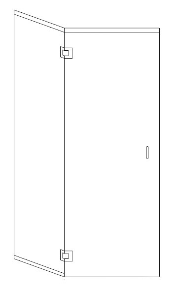 EASCO Estate Series ES3 601 Neo Angle shower enclosure
